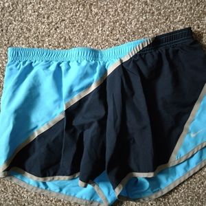 Nike colorblocked shorts